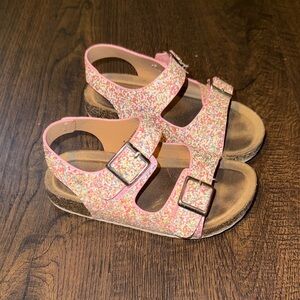 Cat & Jack Glittery Pink Sandals